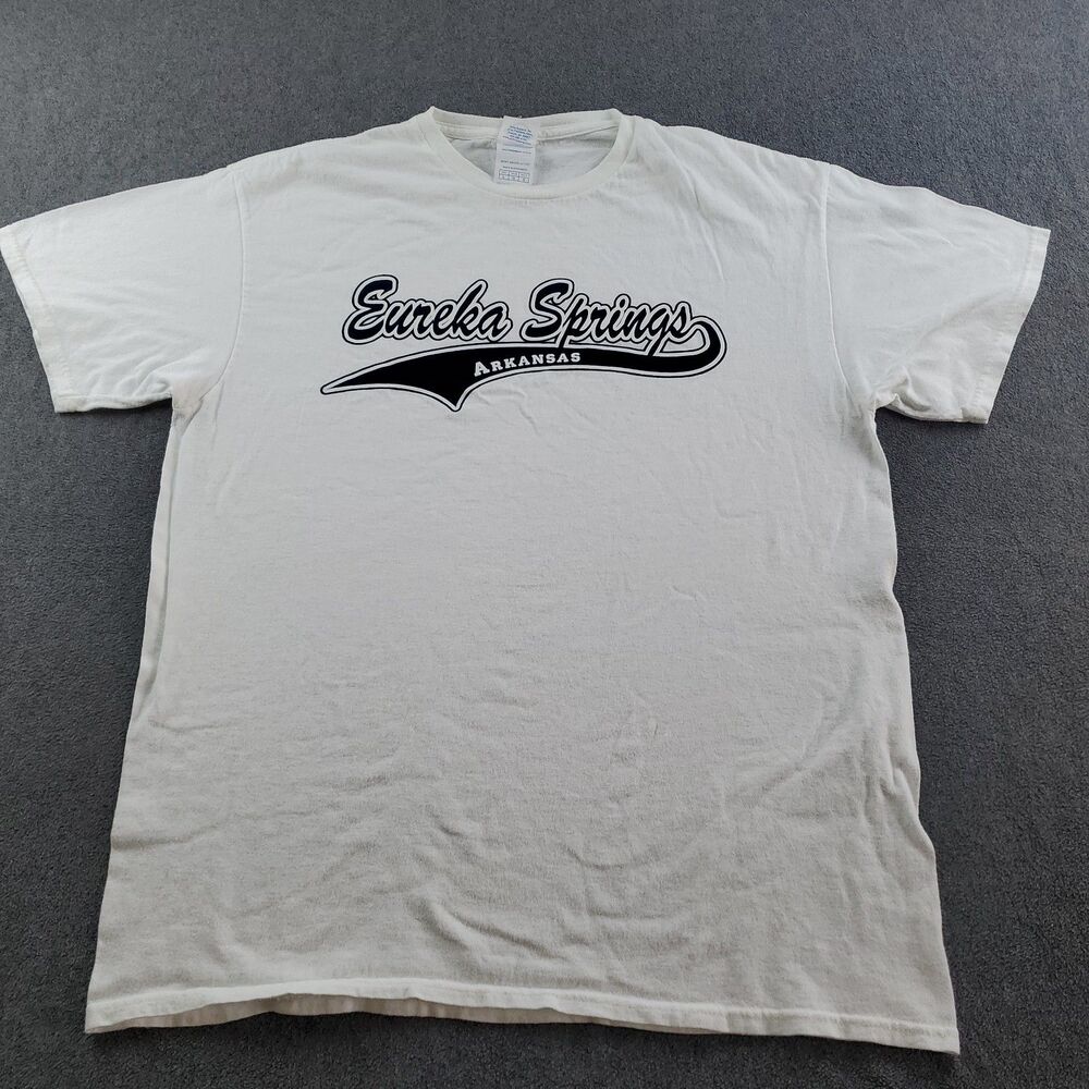 Y2K Eureka Springs Arkansas T Shirt Adult Large White
